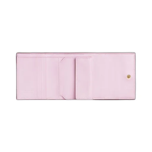Cassette Tri-Fold Wallet With Origami Coin Purse