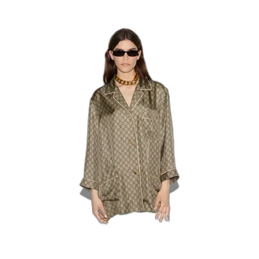 GG Supreme silk shirt