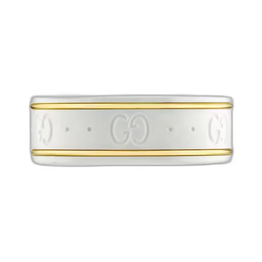 Icon ring in yellow gold