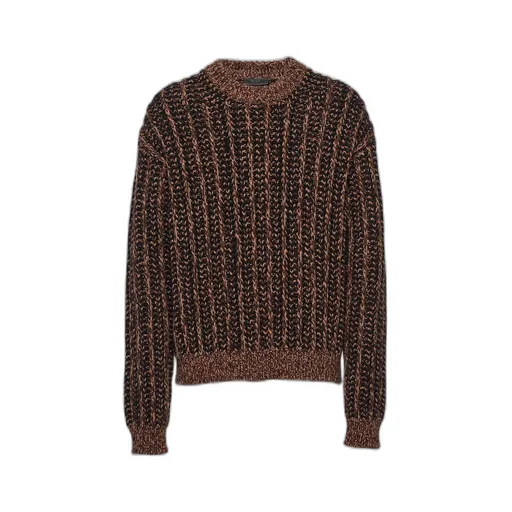 Wool and cashmere crew-neck sweater