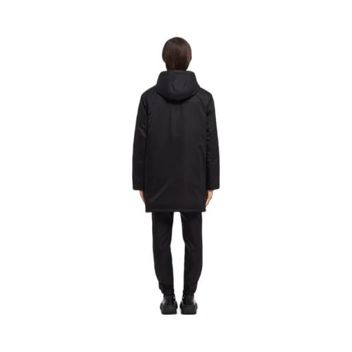 Re-Nylon gabardine puffer coat