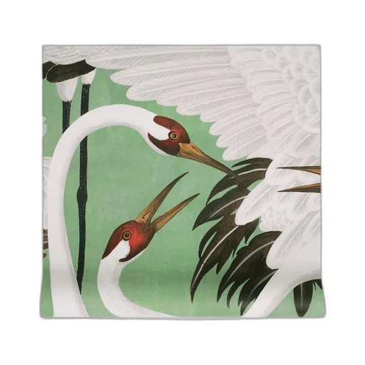 Heron print wallpaper