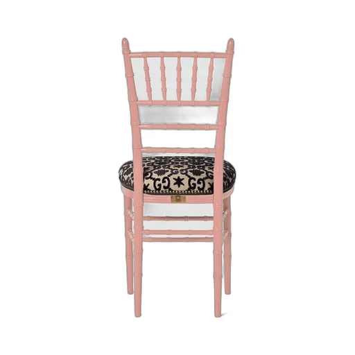Chiavari chair with GG jacquard