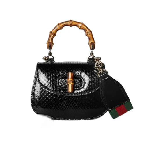 Gucci Bamboo 1947 mini python bag