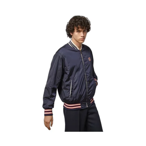 Reversible nylon canvas jacket