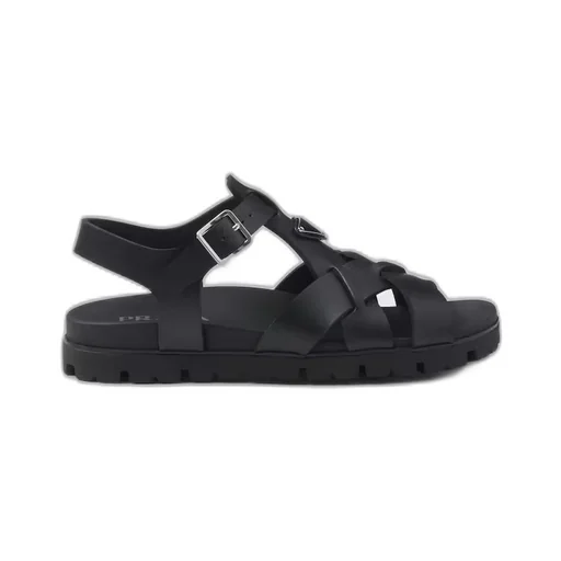 Crisscross rubber sandals