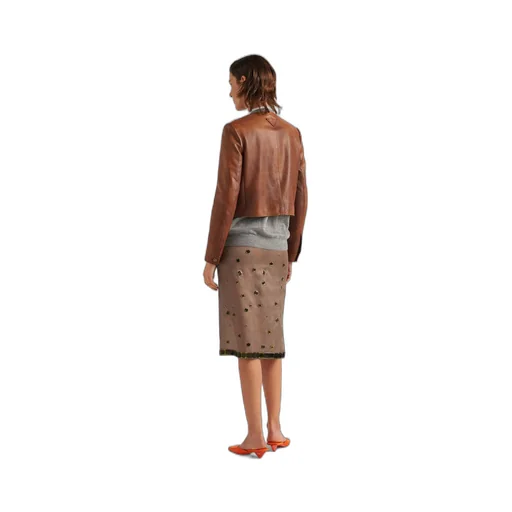 Nappa leather jacket