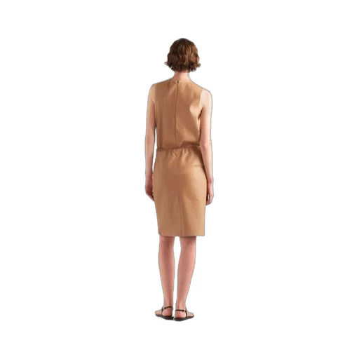 Nappa leather skirt
