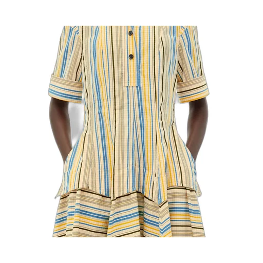 Checked Cotton Dress