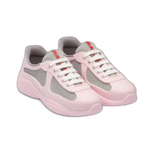 Prada America's Cup Soft rubber and bike fabric sneakers