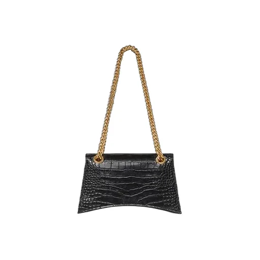 Crush Small Chain Bag Crocodile Embossed 