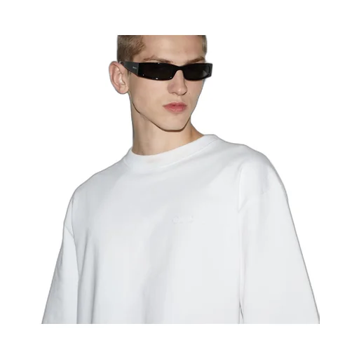 Cotton jersey T-shirt with embroidery