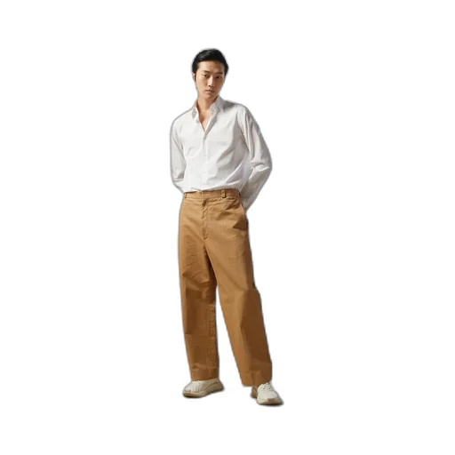 Cotton drill trousers