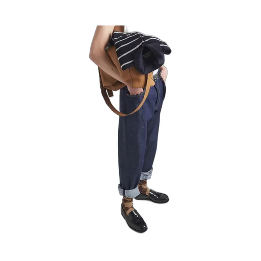 Straight jeans in selvedge denim