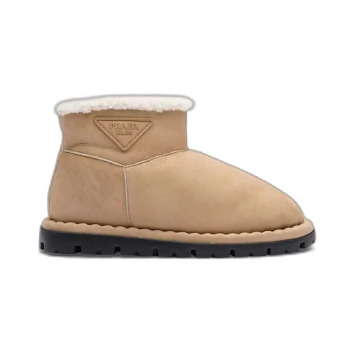 Shearling booties