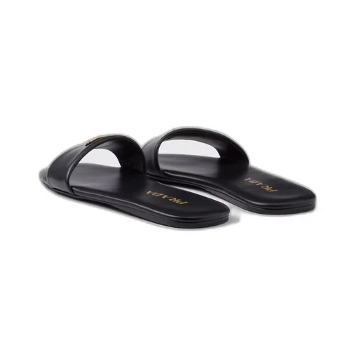 Leather slides