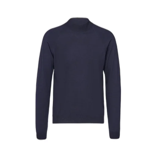 Worsted wool turtleneck sweater