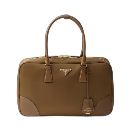 Prada Re-Edition 1978 large Re-Nylon and Saffiano leather two-handle bag