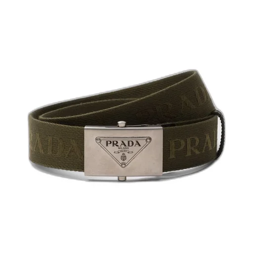 Woven cotton tape belt