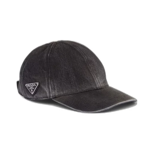 Denim baseball cap