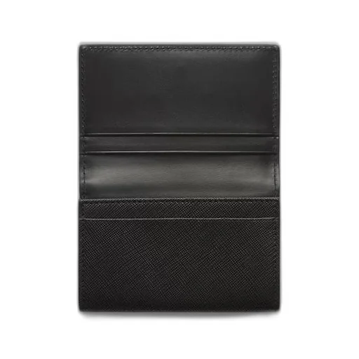 Saffiano leather card holder