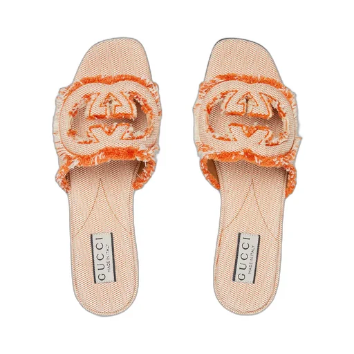 Women's Interlocking G slide sandal