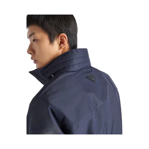 Technical fabric blouson jacket
