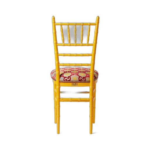 Chiavari chair with GG jacquard