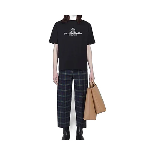 Retro Knit BB Paris Printing T-Shirt
