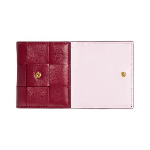 Cassette Tri-Fold Wallet With Origami Coin Purse