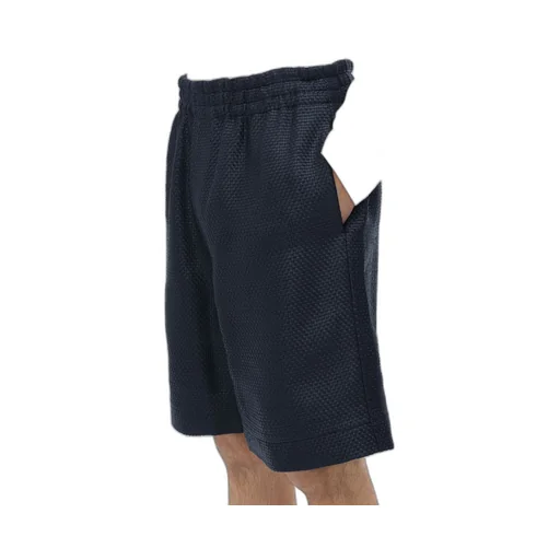 Mini Intrecciato Leather Shorts