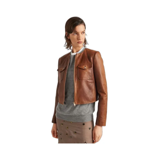 Nappa leather jacket