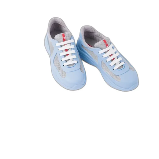 Prada America's Cup Soft rubber and bike fabric sneakers