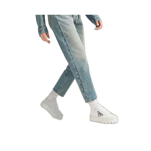 Double Wheel Re-Nylon gabardine sneakers
