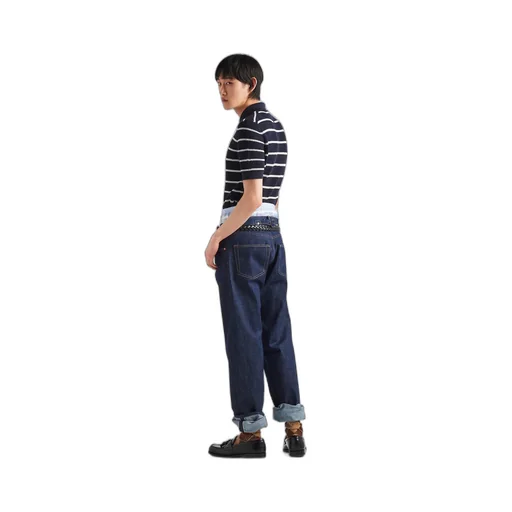 Silk polo shirt