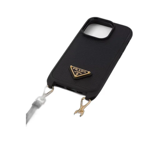 Saffiano leather cover for iPhone 14