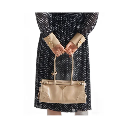 Polka-dot georgette dress