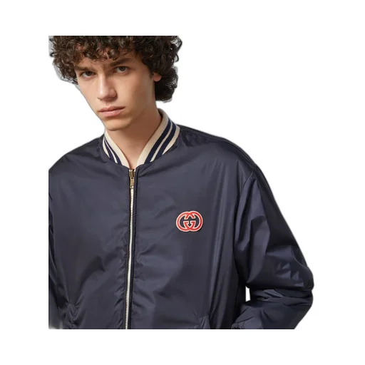Reversible nylon canvas jacket
