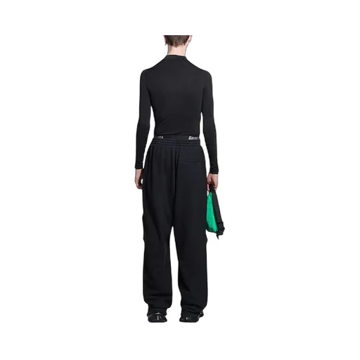Sporty B Logo Band Wide-Leg Track Pants