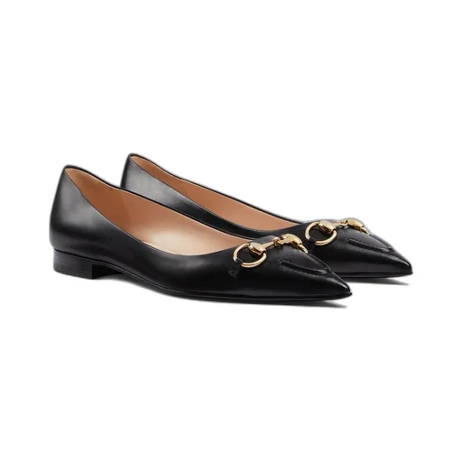 Women's ballet flat with Horsebit