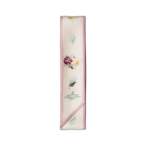 Printed silk twill skinny tie