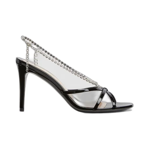 Women's crystal chain sandal