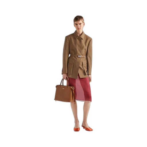 Kid mohair single-breasted jacket