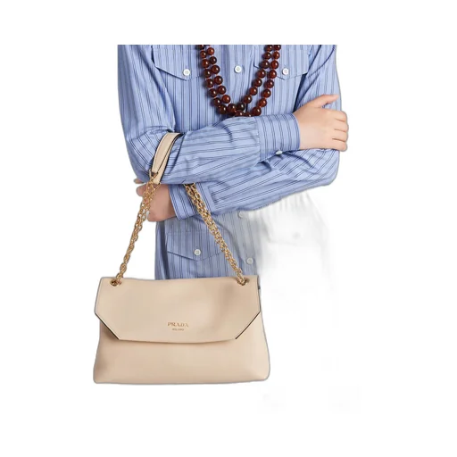 Medium leather shoulder bag