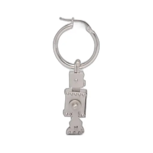 Single earring with Robot Jewels pendant