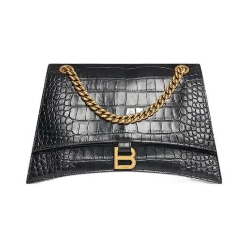 Crush Crocodile Medium Chain Bag