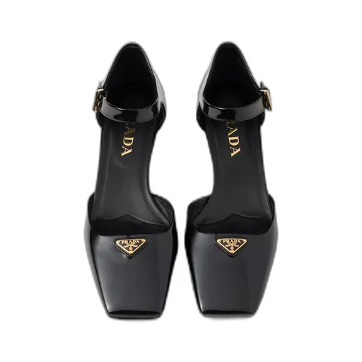 Patent leather pumps