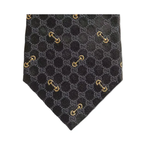 GG silk jacquard tie