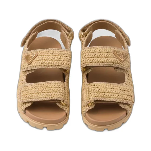 Crochet sandals