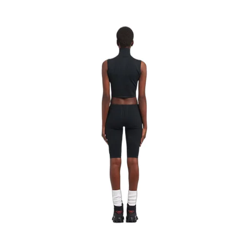 Tech Rec Re-Nylon piqué biker shorts